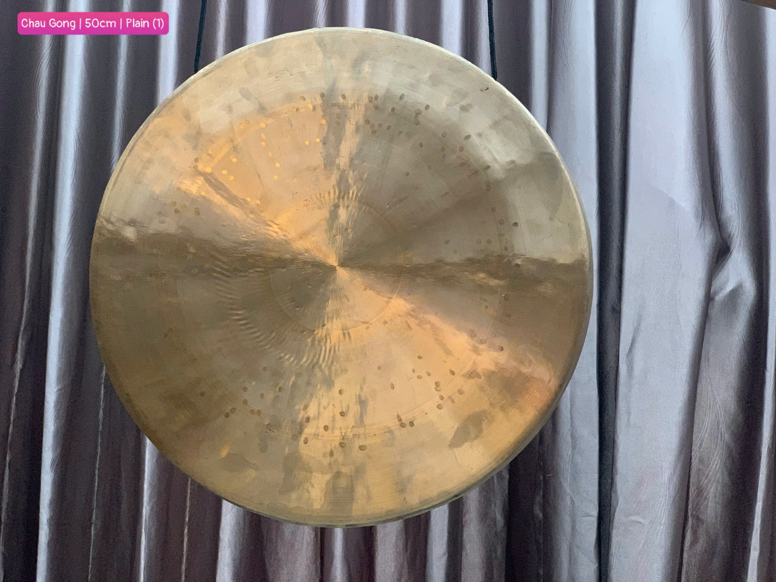Chau Gong Therapy Set 50cm – Full Setup for Sound Healing (Plain Gong 1)
