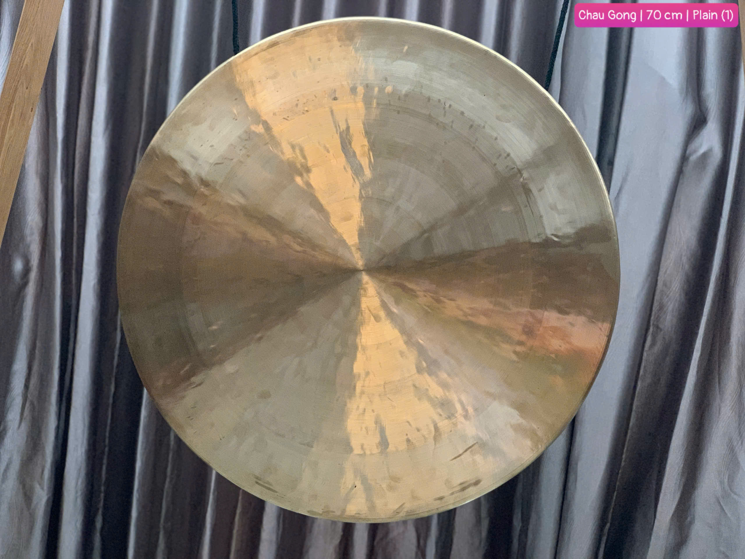 Chau Gong Therapy Set 70cm – Full Setup for Sound Healing (Plain Gong 1)
