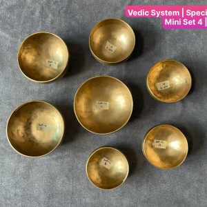 Himalayan Singing Bowl Set 4 – Special Color Mini (7 Bowls | 3.78kg)