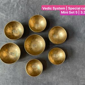 Himalayan Singing Bowl Set 5 – Special Color Mini (7 Bowls | 3.3kg)
